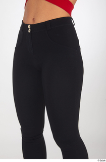 Zuzu Sweet black trousers casual dressed thigh 0002.jpg